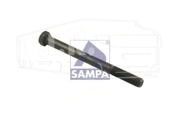 020.211, Болт рессоры М20*2*260 — Sampa