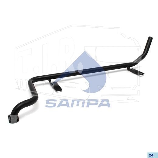 034.454, Выхлопная труба авт. отопителя — Sampa