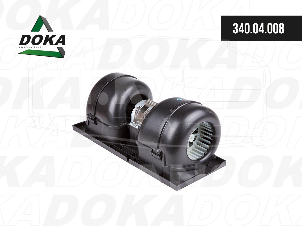 340.04.008, Мотор печки в сборе — DOKA
