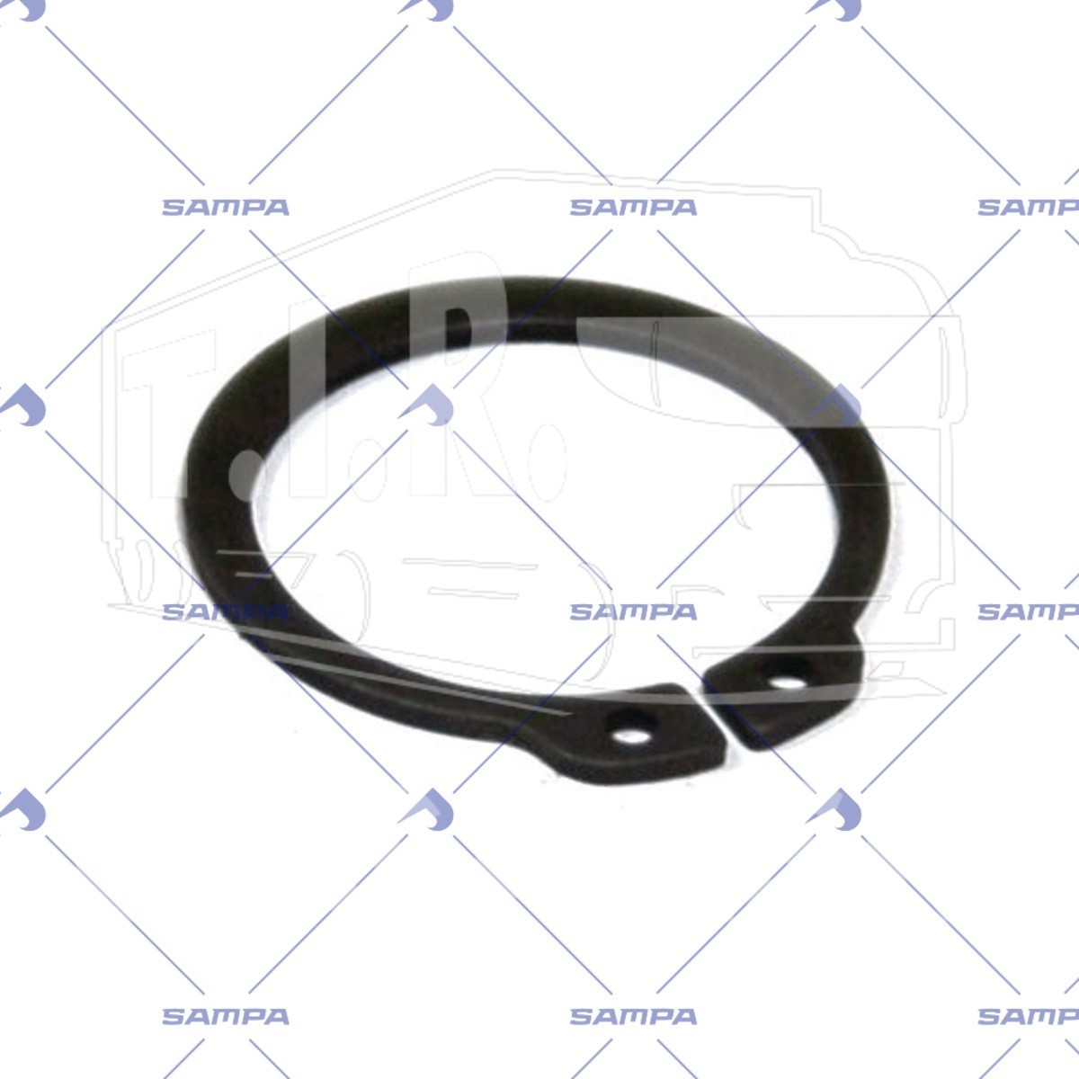 106.254, Кольцо стопорное 25*1.2 — Sampa