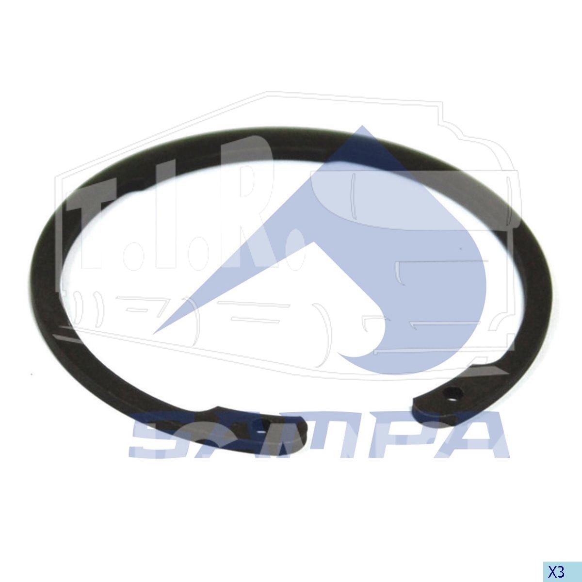 106.215, Кольцо стопорное 100,5*3 — Sampa