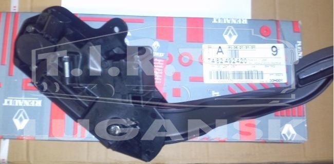 7482492420, Педаль акселератора с реостатом — Renault