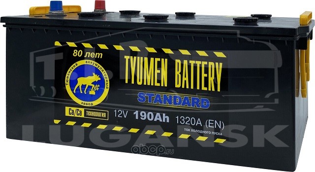 6СТ -190, Аккумулятор TYUMEN BATTERY STANDARD 6СТ -190 — TYUMEN BATTERY