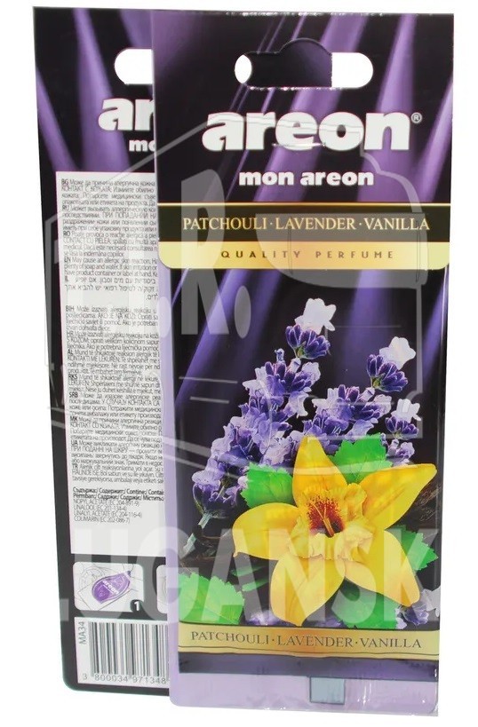 Ароматизатор AREON MON (PATCHOULI-LAVENDER-VANILLA