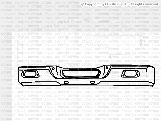 XF5/95, Бампер пластиковый — Covind