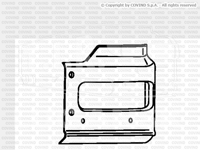 973/94, Облицовка фары прав — Covind
