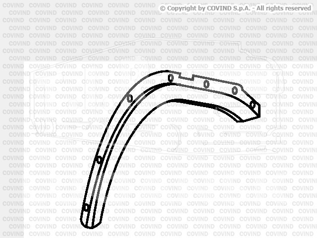 XF0/202, Планка крыла переднаяя прав. — Covind