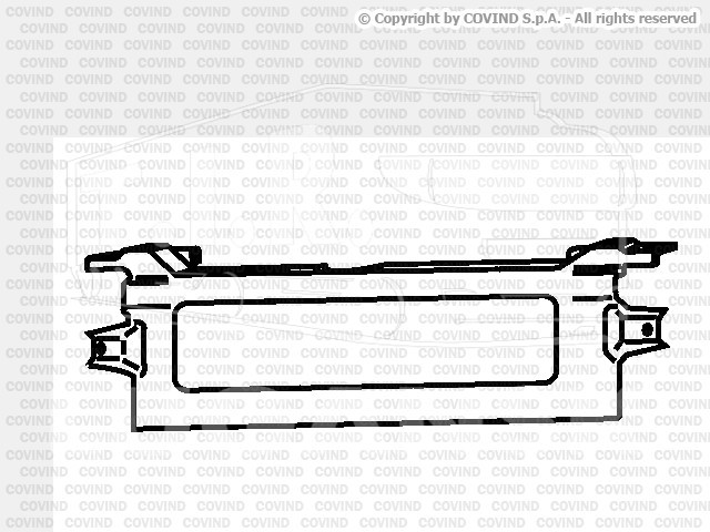941/90, Бампер средняя часть — Covind