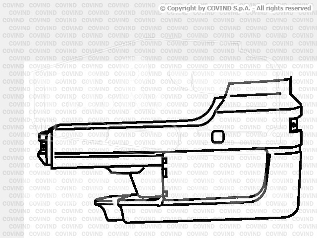 941/95, Облицовка фары лев — Covind