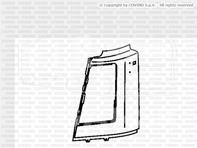 2FH/135, Рамка фары LH — Covind
