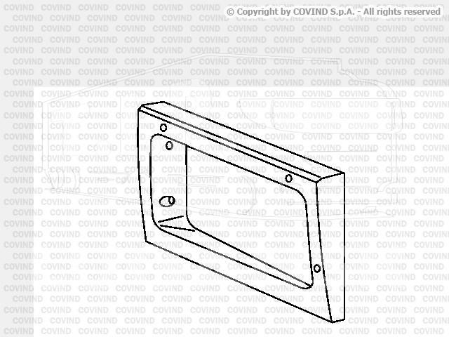 V12/89, Рамка фары LH — Covind