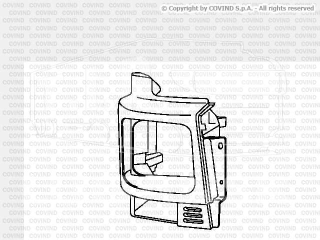 0FM/134, Рамка фары RH — Covind