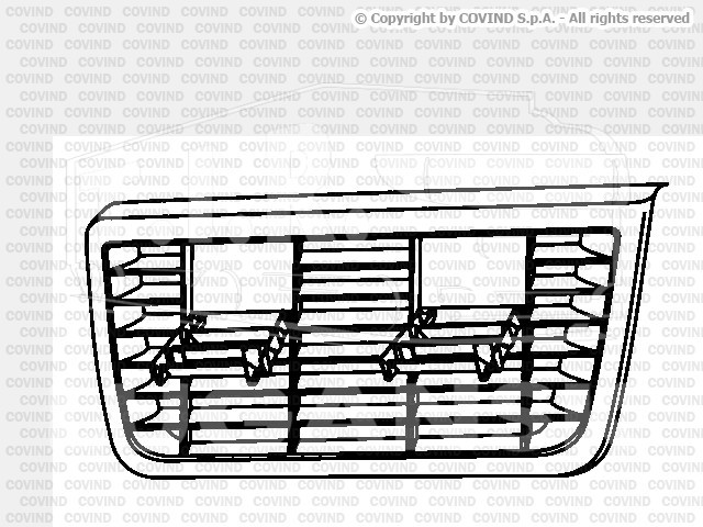 XF0/150, Решетка радиатора — Covind