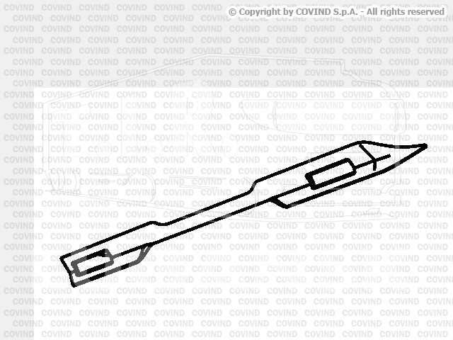 XF0/96, Накладка бампера низ — Covind