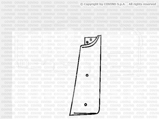CF0/160, Дефлектор правый — Covind