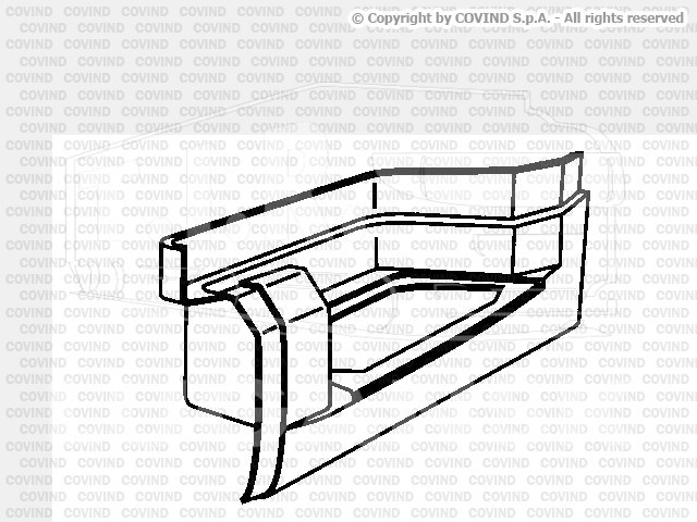 CF0/240, Подножка кабины правая — Covind