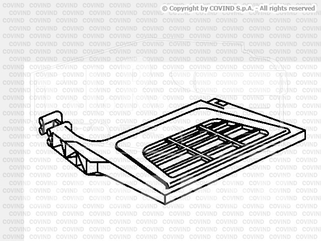 XF2/238, Накладка подножки — Covind