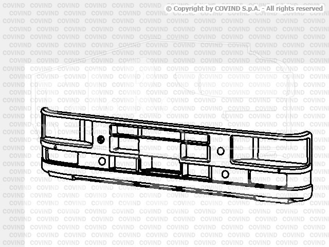 120/95, Бампер пластиковый — Covind