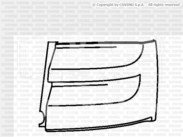 941/151, Дефлектор левый — Covind