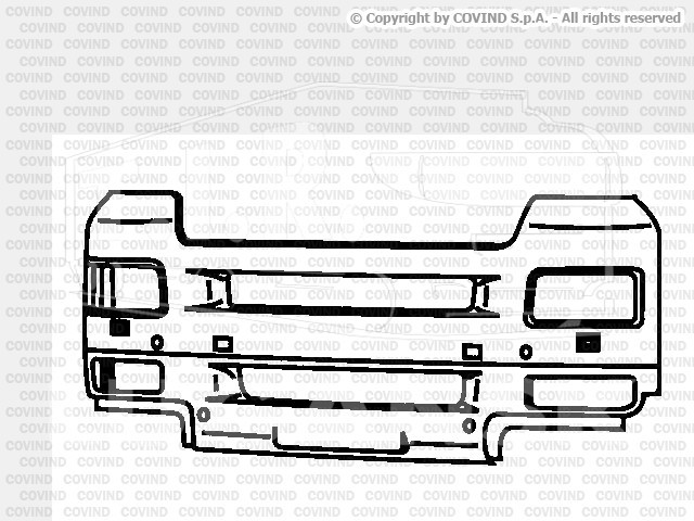 XXL/ 90, Бампер пластиковый — Covind