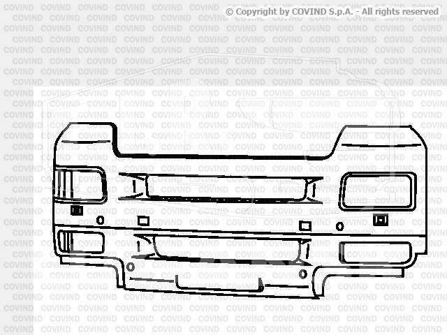 XXL/ 95, Бампер пластиковый — Covind
