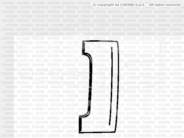 XXL/163, Дефлектор левый — Covind