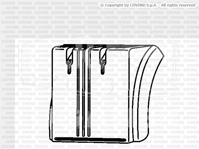 XXL/517, Крыло заднее переднее левое — Covind