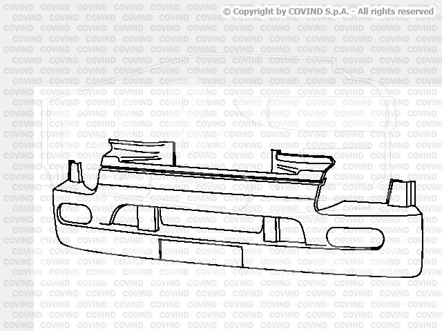 385/105, Бампер пластиковый — Covind