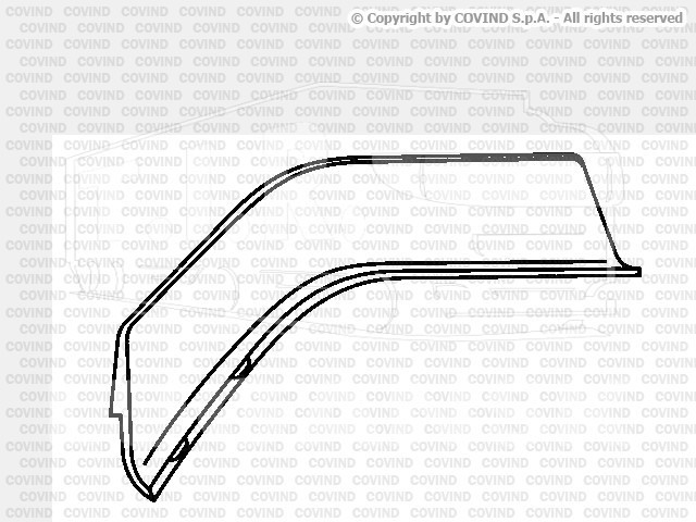 SCR/203, Замок крыла передний левый — Covind