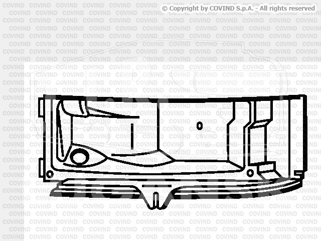 SCR/154, Корпус фары прав — Covind