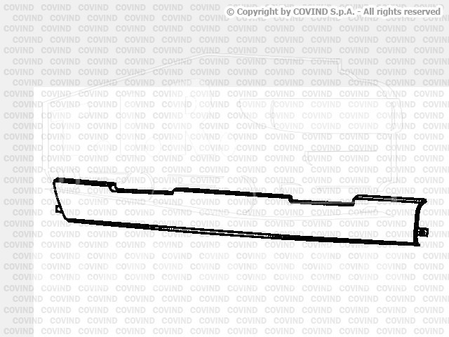 2FH/ 80, Бампер средняя часть металл — Covind