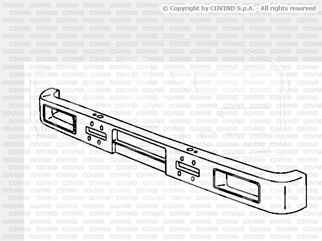 V12/ 90, Бампер пластиковый — Covind