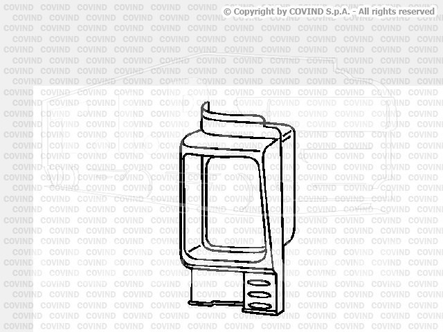0FH/134, Рамка фары RH — Covind