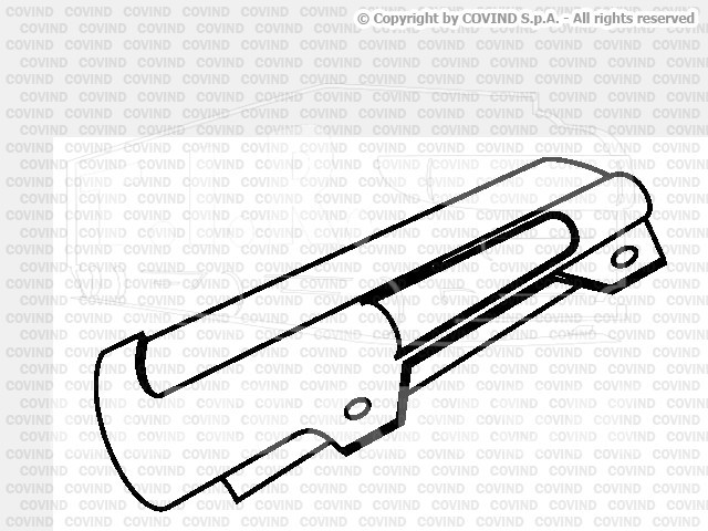 0FH/ 95, Планка рамки фары LH — Covind