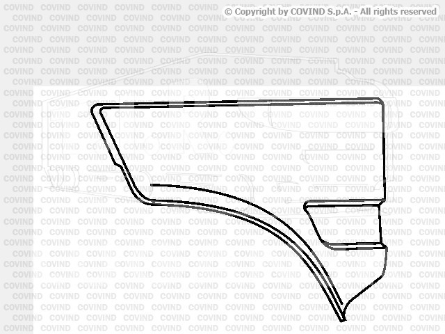SCR/206, Крыло перед. задняя часть прав. — Covind