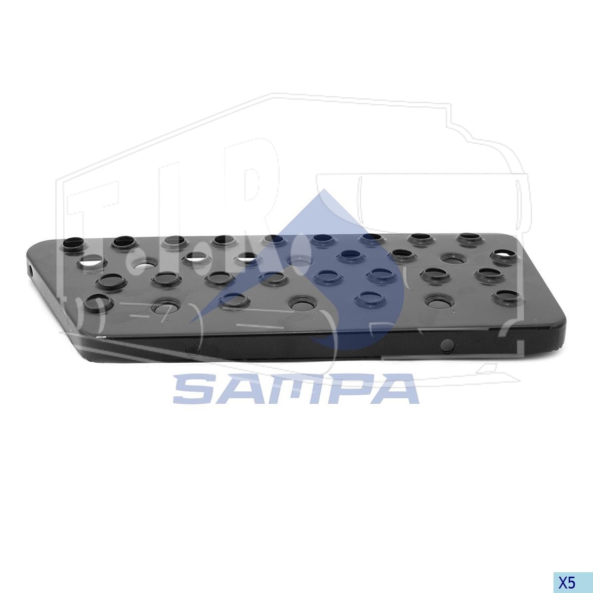 1820 0141, Накладка подножки прав — Sampa
