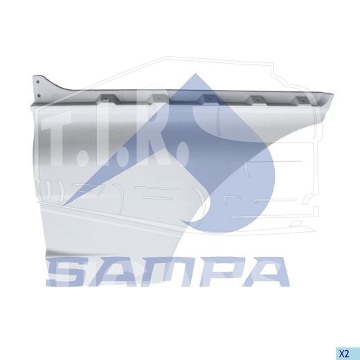 1820 0487, Продолжение двери лев — Sampa