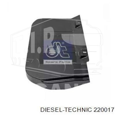 2.20017, Крышка аккумуляторов нижняя — Diesel Technic