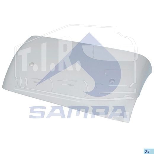 1850 0175, Дефлектор правый — Sampa