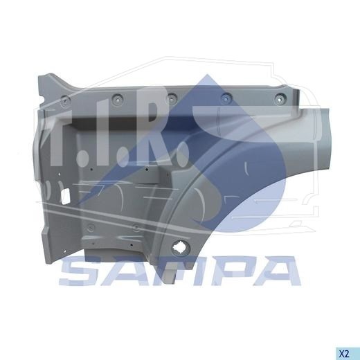 1820 0489, Подножка кабины лев — Sampa