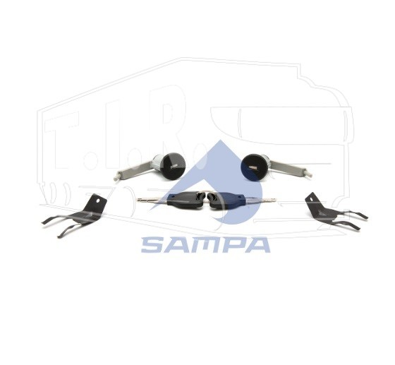 077.125, Личинка замка двери — Sampa