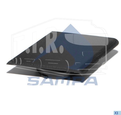 1820 0251, Заглушка бампера нижняя правая — Sampa