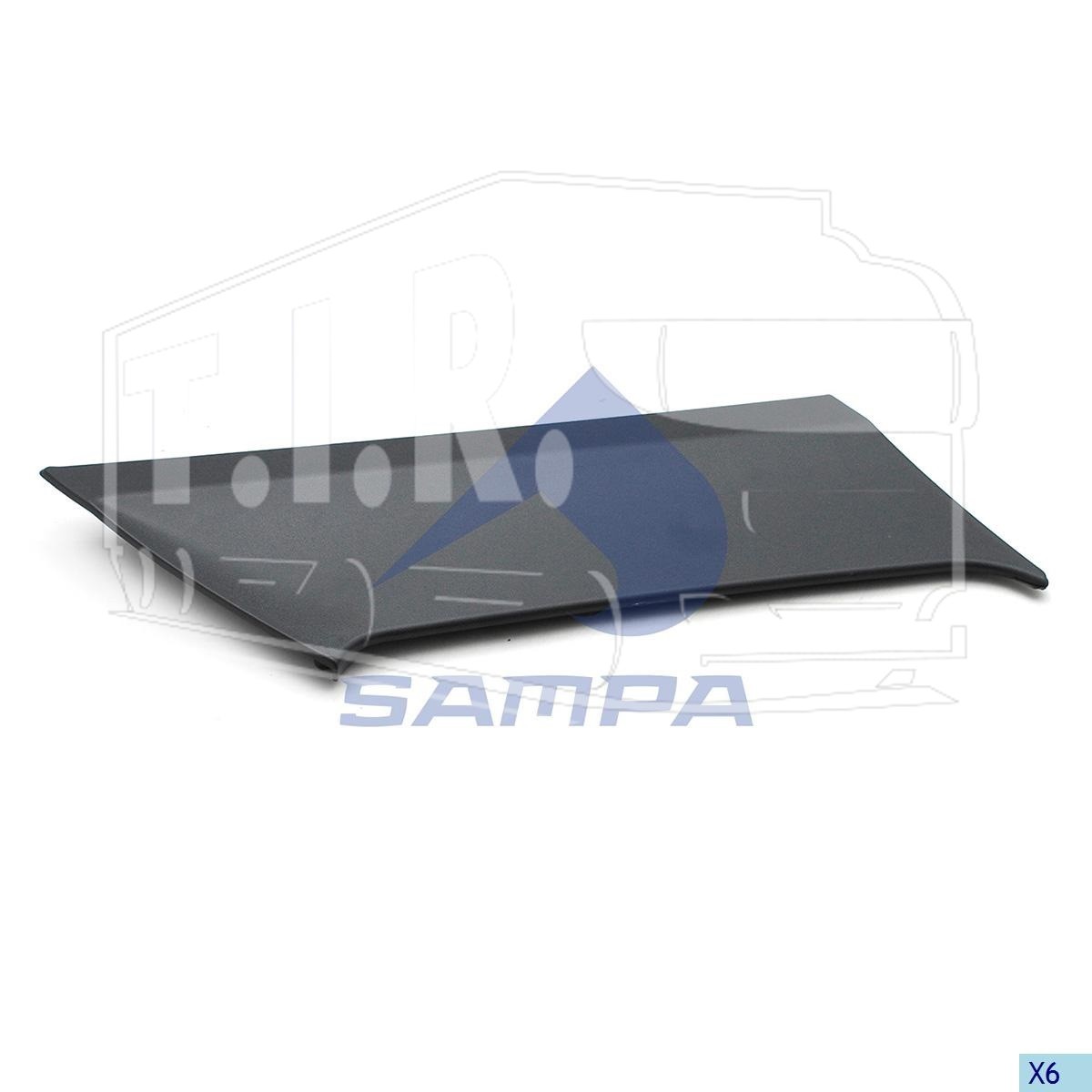 1820 0346, Заглушка кронштейна фары левая — Sampa