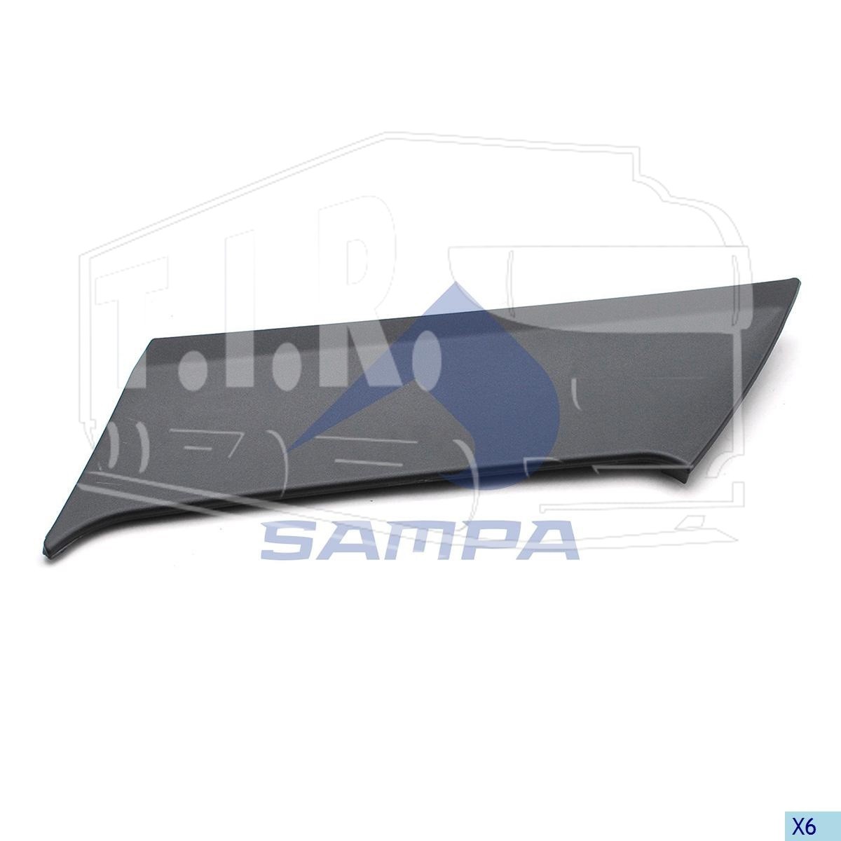 1820 0347, Заглушка кронштейна фары правая — Sampa