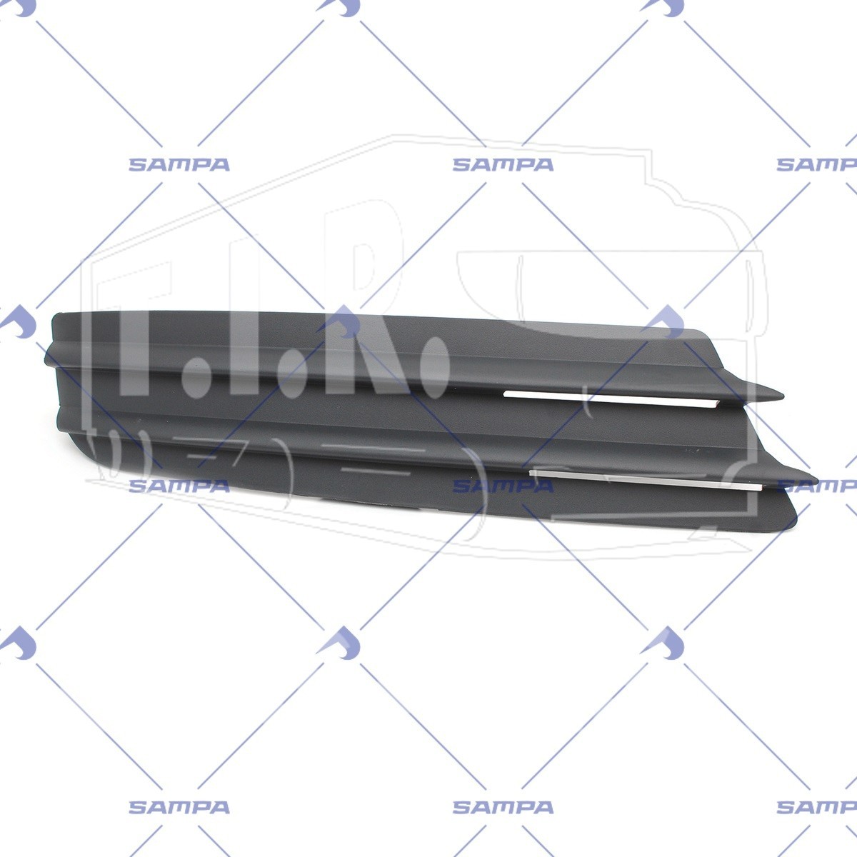 1820 0339, Накладка противотуманной фары, правая MAN TGX (длинная) — Sampa