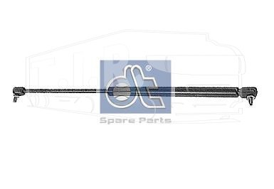 2.71005, Амортизатор решетки 530мм/150N — Diesel Technic