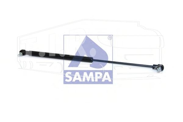 030.162-01, Амортизатор газовый бардачка 410mm/170N — Sampa