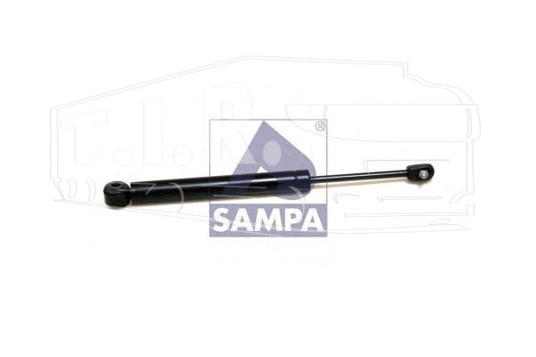 050.158, Амортизатор защиты двигателя 330mm — Sampa