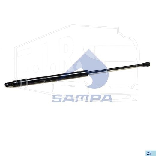 020.242-01, Амортизатор решетки 485mm/50n — Sampa