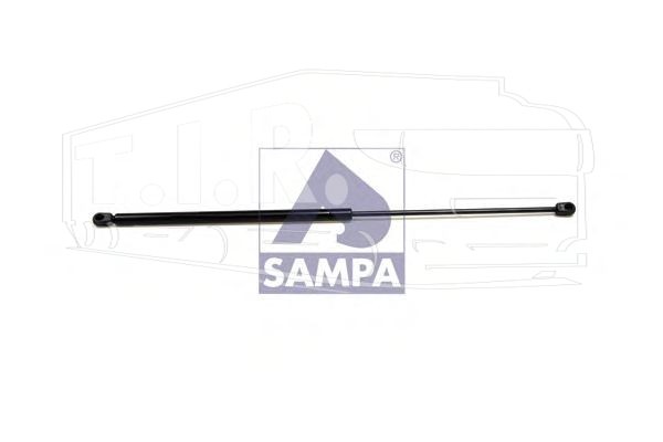 020.243, Амортизатор капота 160 N — Sampa